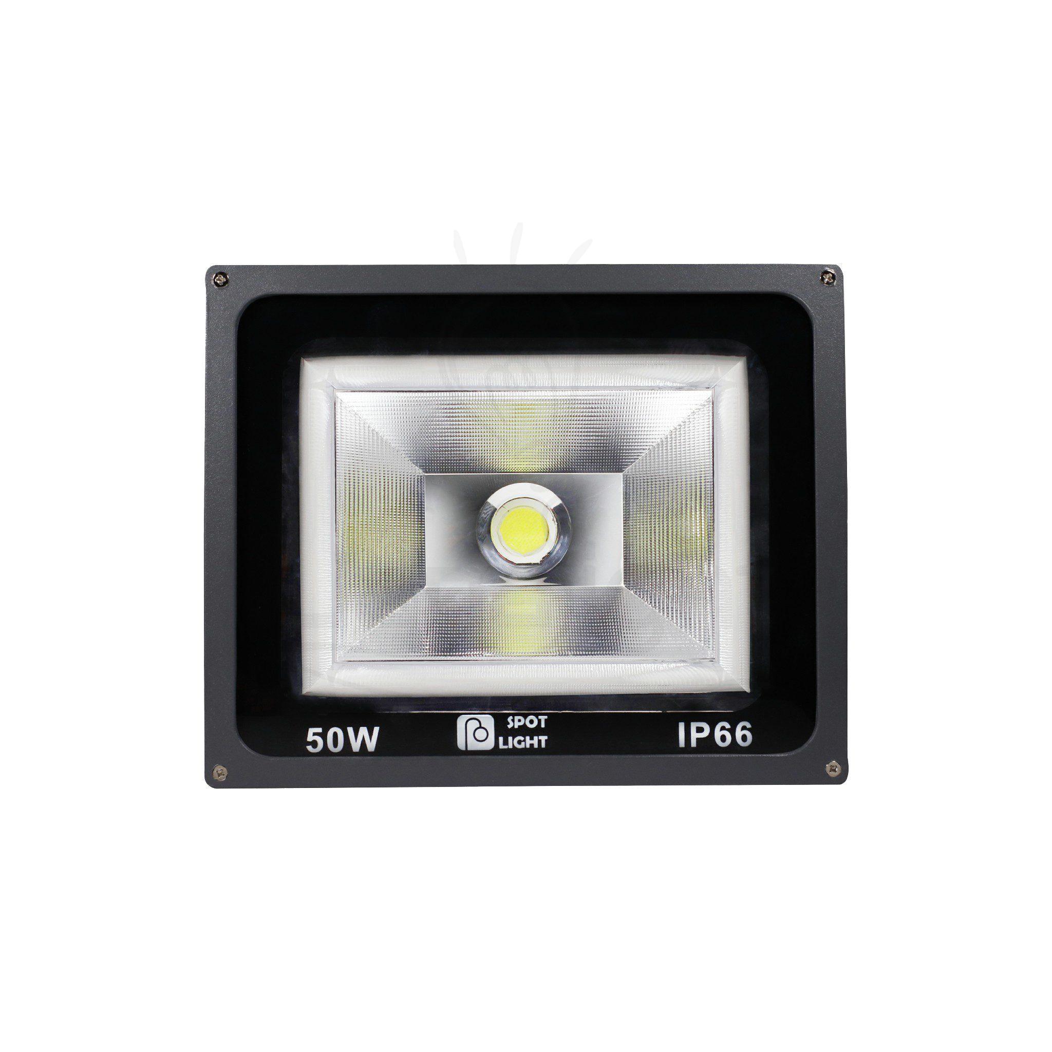 كشاف فلود لايت ليد خارج 50 وات COB وورم سبوت لايت Spotlight Outside Warm 50 Watt Flood light